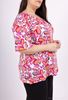 Picture of CURVY GIRL OPEN COLLAR DETAIL BLOUSE
